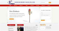 Desktop Screenshot of heapevalve.com